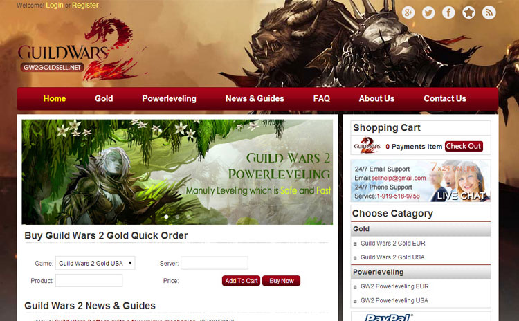 激戰2遊戲金(jīn)币銷售網GW2GoldSell